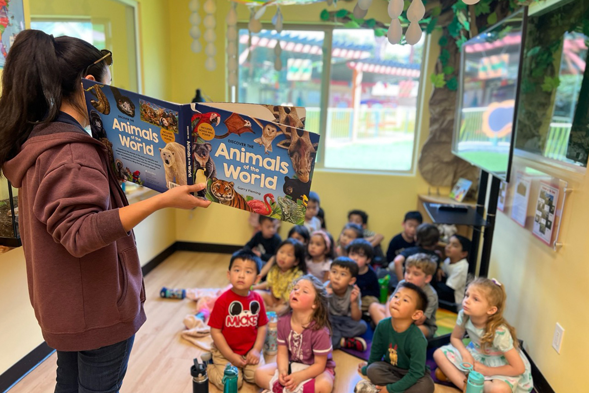 Pre-K students engaged in classroom activities at Preschool Placentia